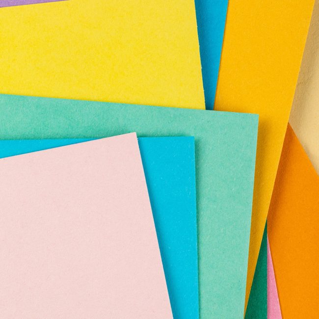 Background of colored paper