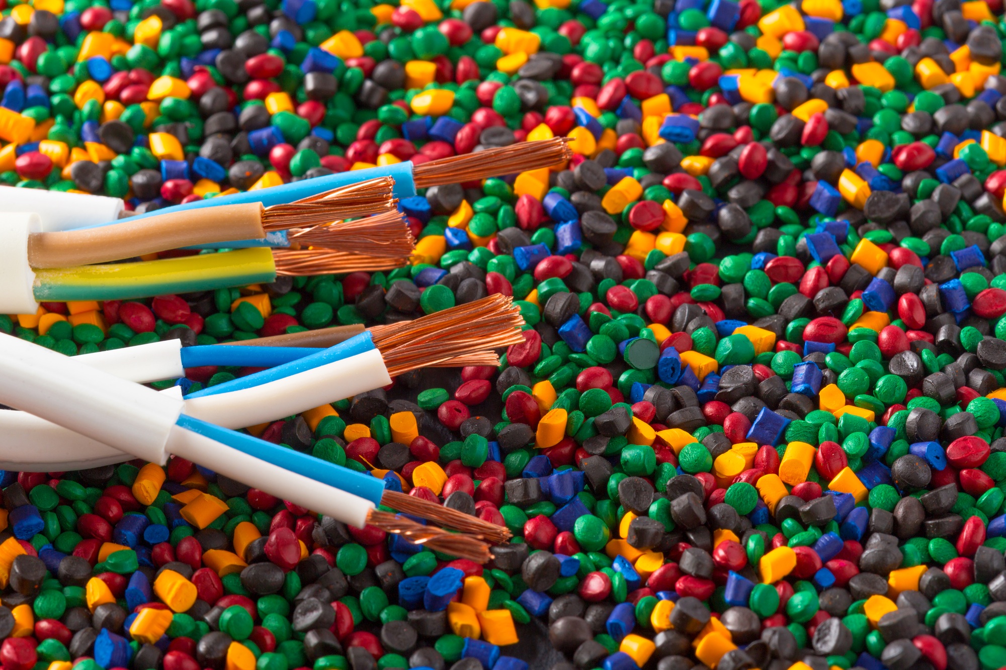 Colorful Plastic Polymer Granules for cable