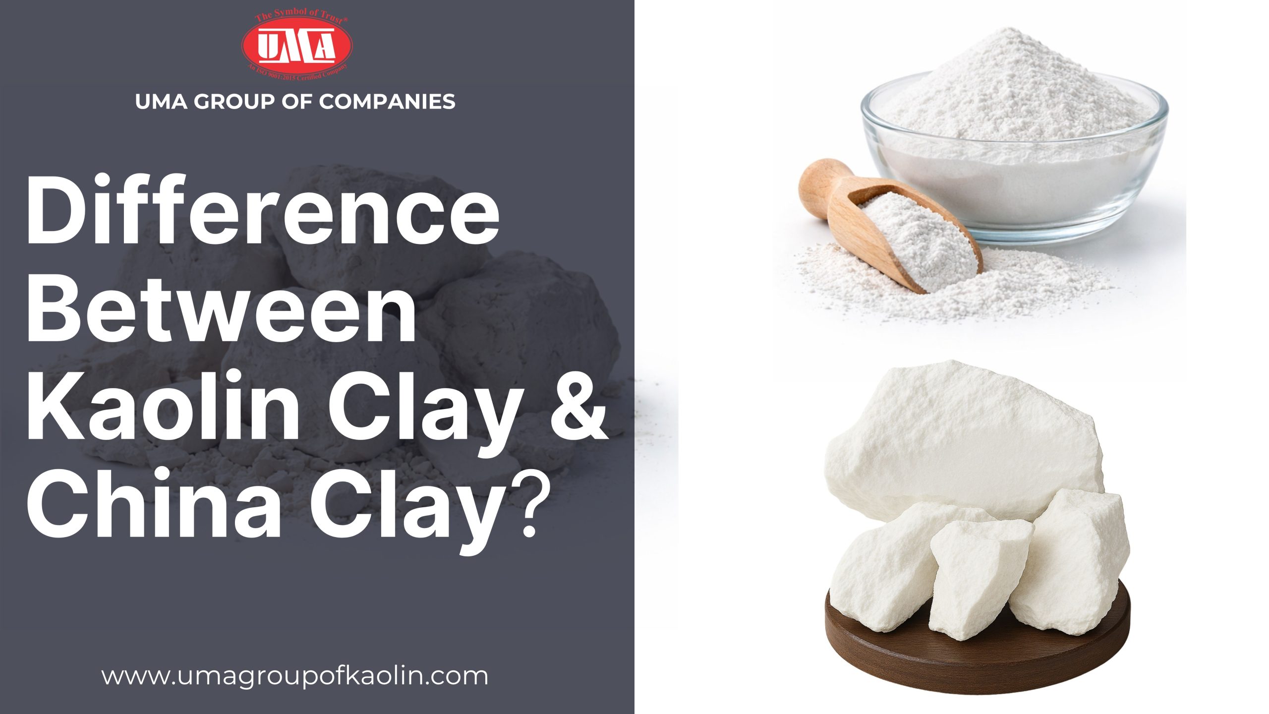 Difference Between Kaolin and China Clay