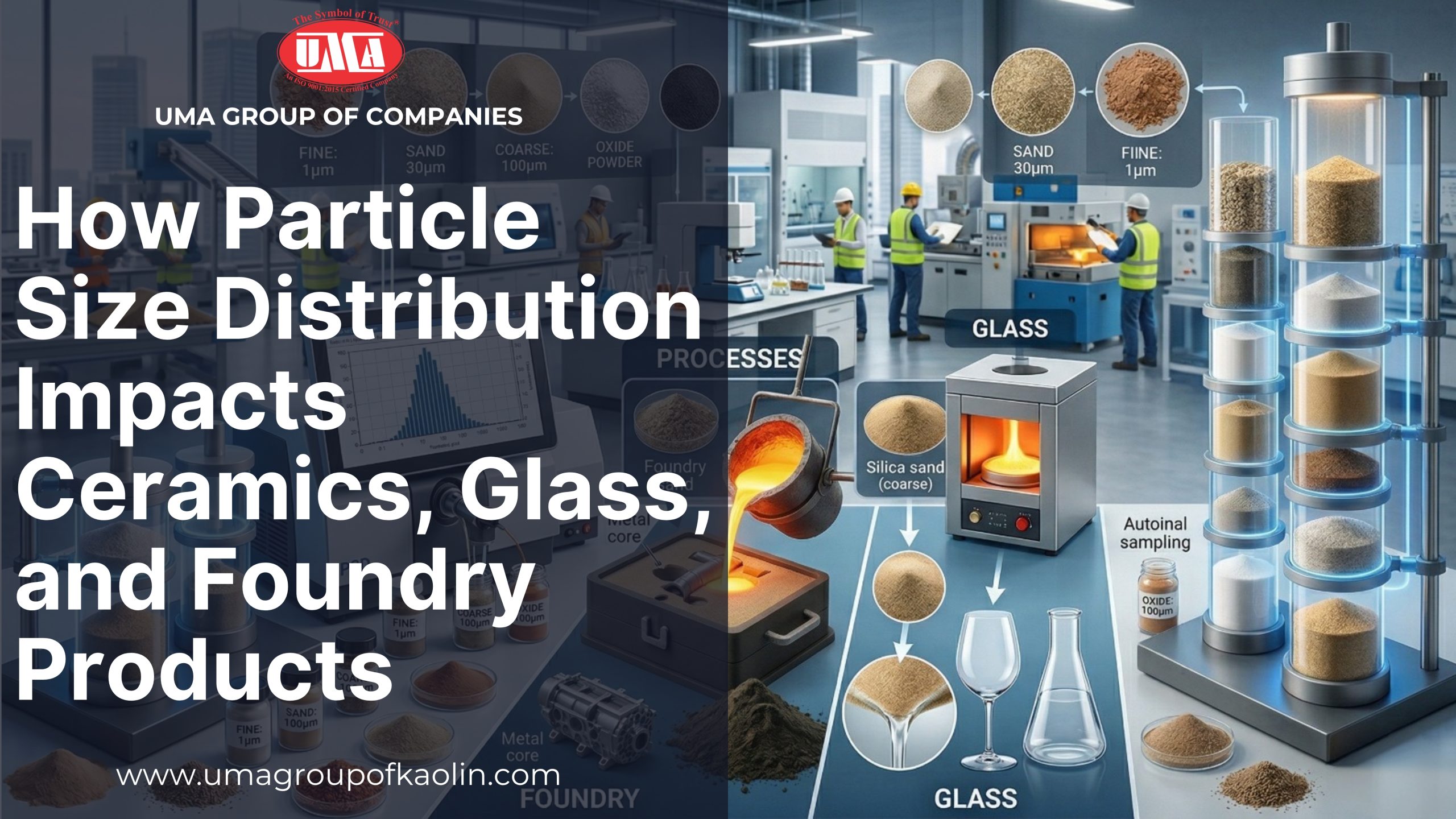 How Particle Size Distribution Impacts Ceramics, Glass, and Foundry Products